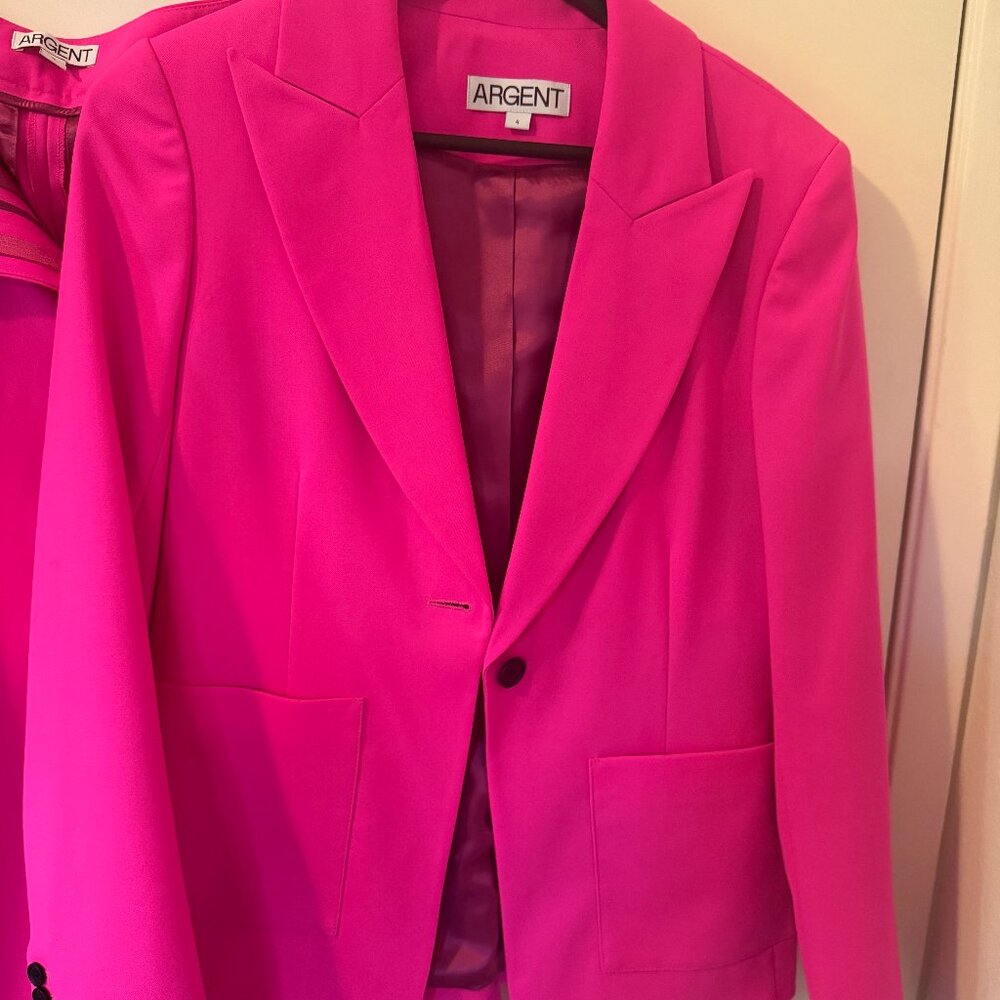 ARGENT pink suit- Blazer & Trousers - Size 4